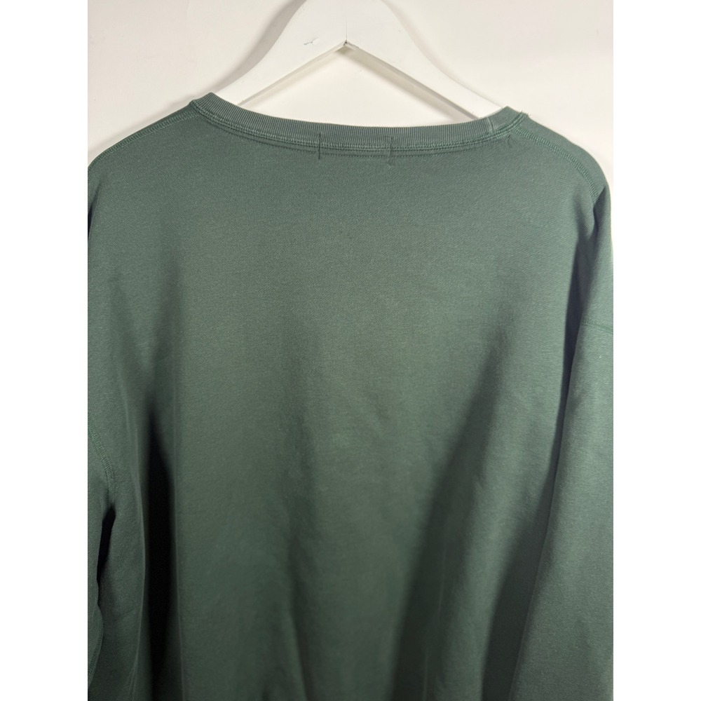 Polo Ralph Lauren Crewneck Sweatshirt Mens XXL Green Fleece Pullover Pony Logo - Picture 5 of 8
